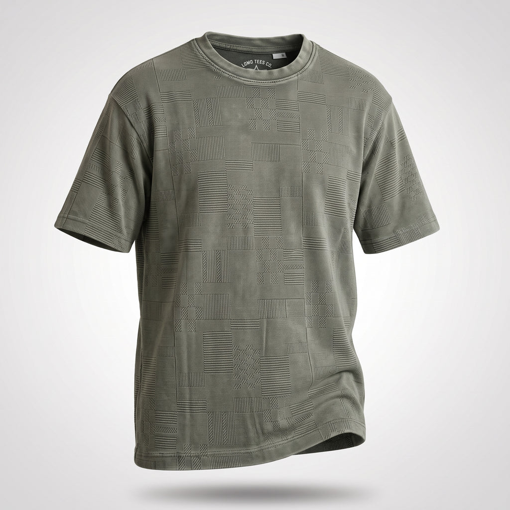 Textured Jacquard Tee (Sage)
