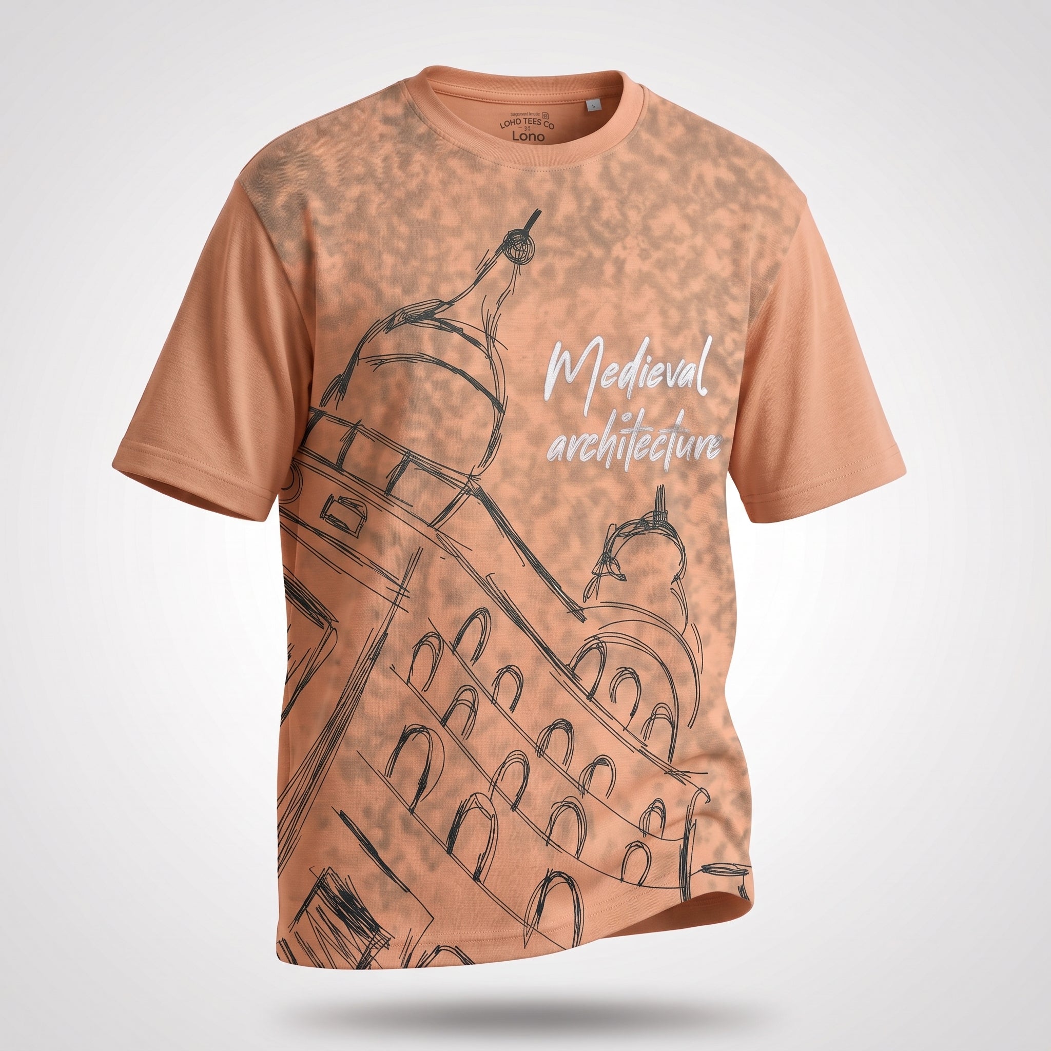 Medieval Architecture Graphic Tee