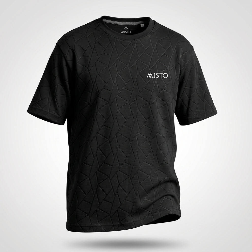 Geometric Tee Black