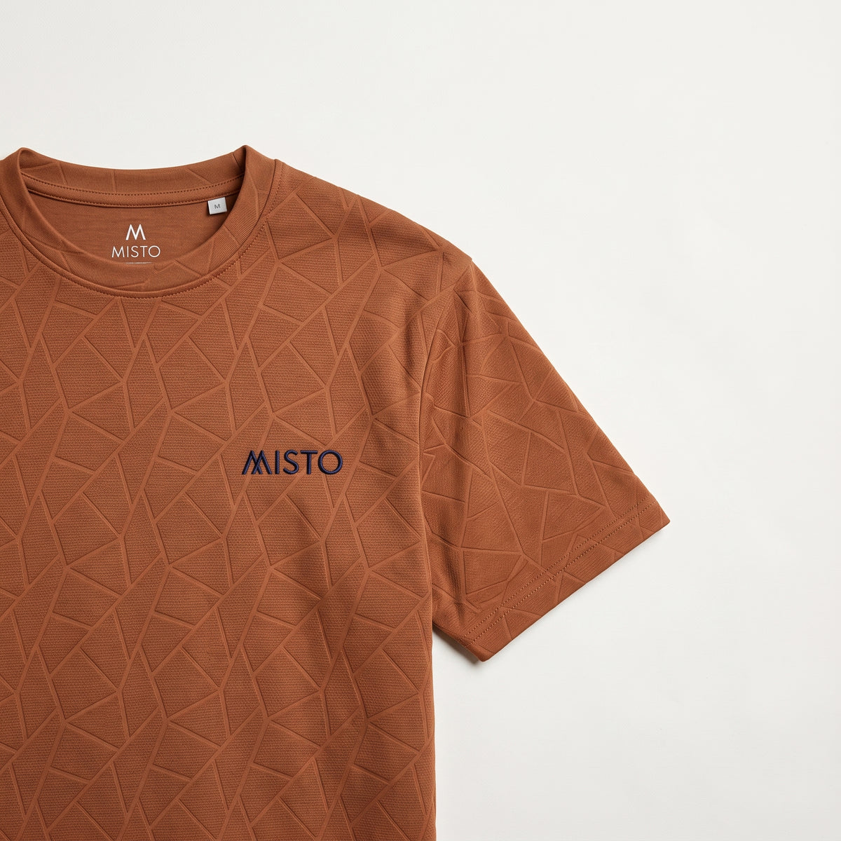 Geometric Tee Rust