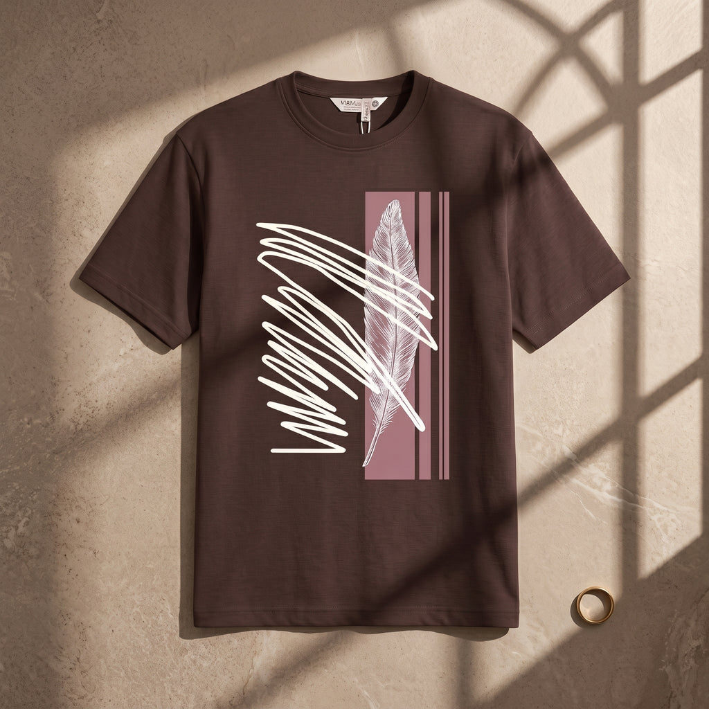 Feather Abstract Tee