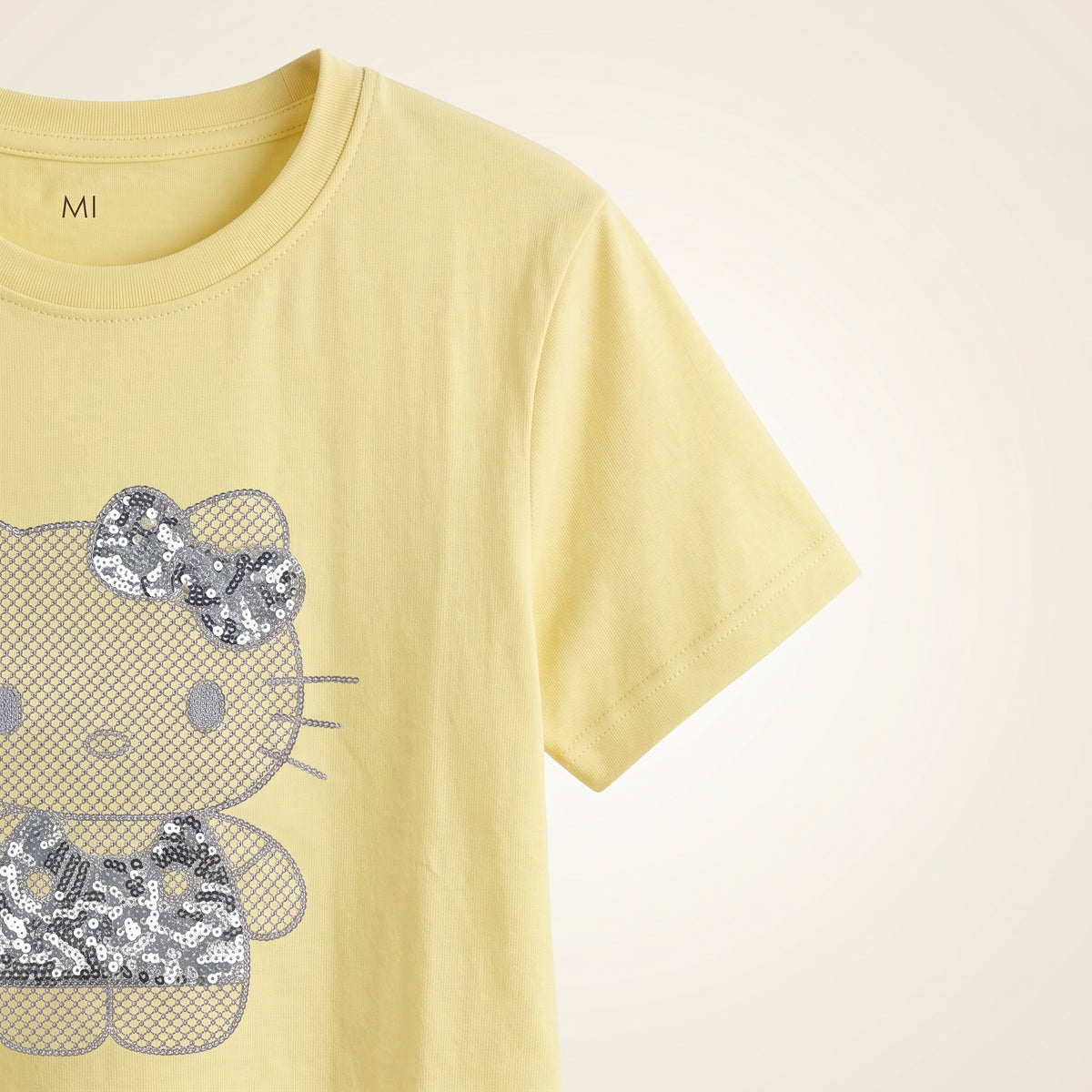 Sequined Kitty Yellow