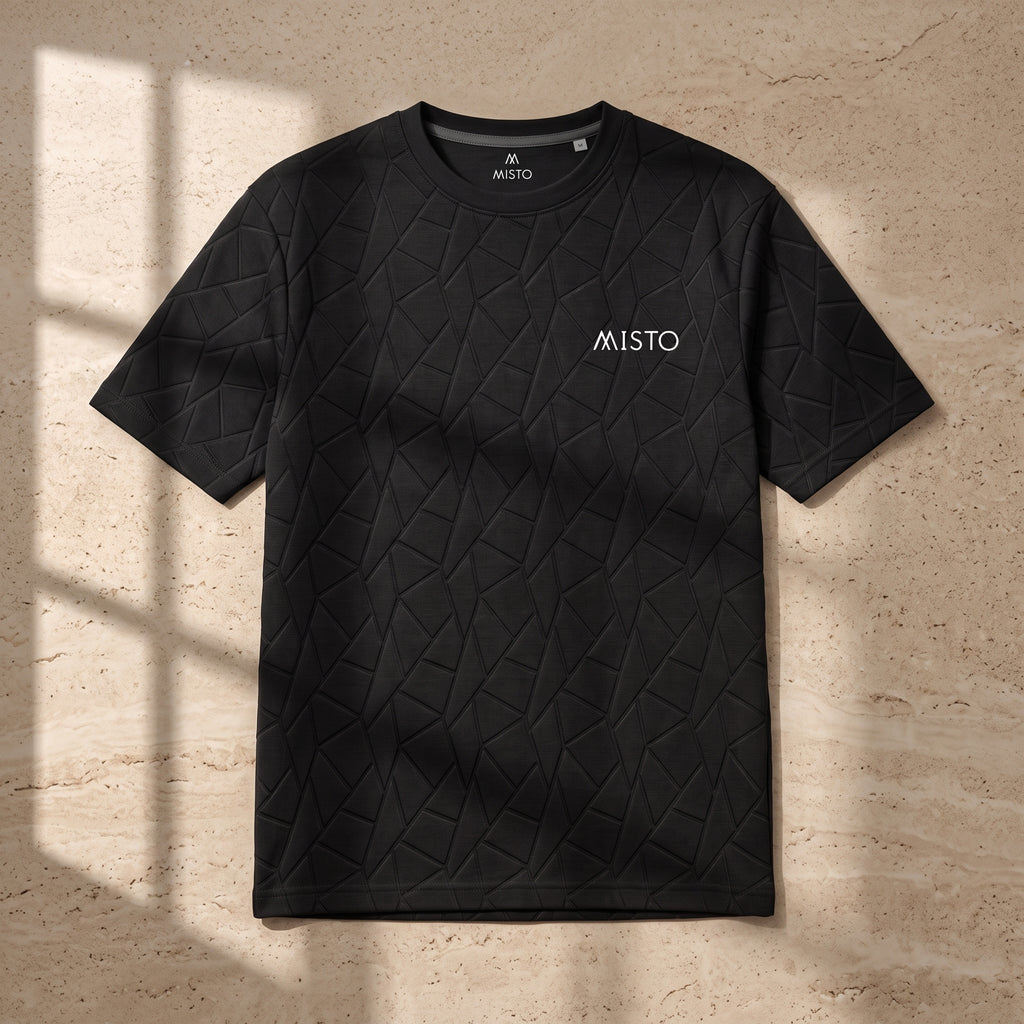 Geometric Tee Black