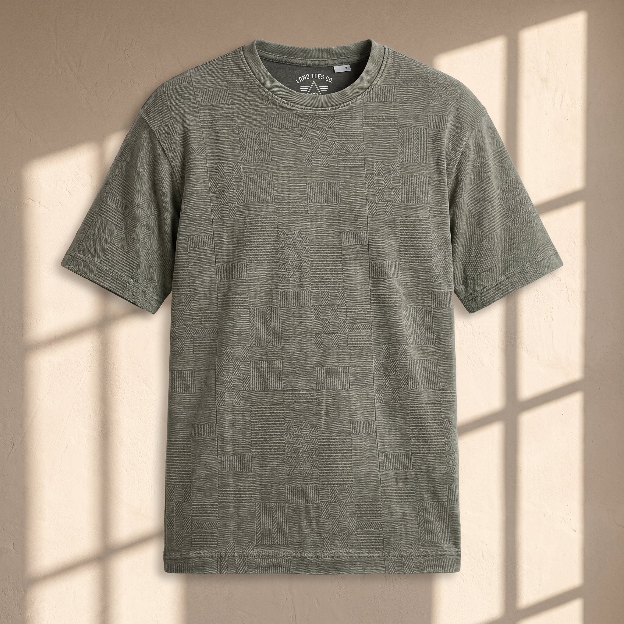 Textured Jacquard Tee (Sage)