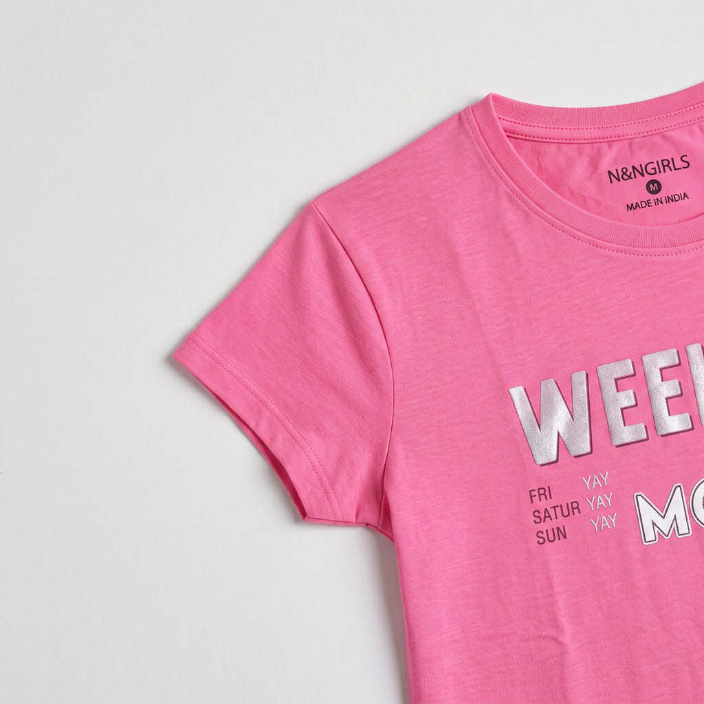 Weekend Mode On Pink