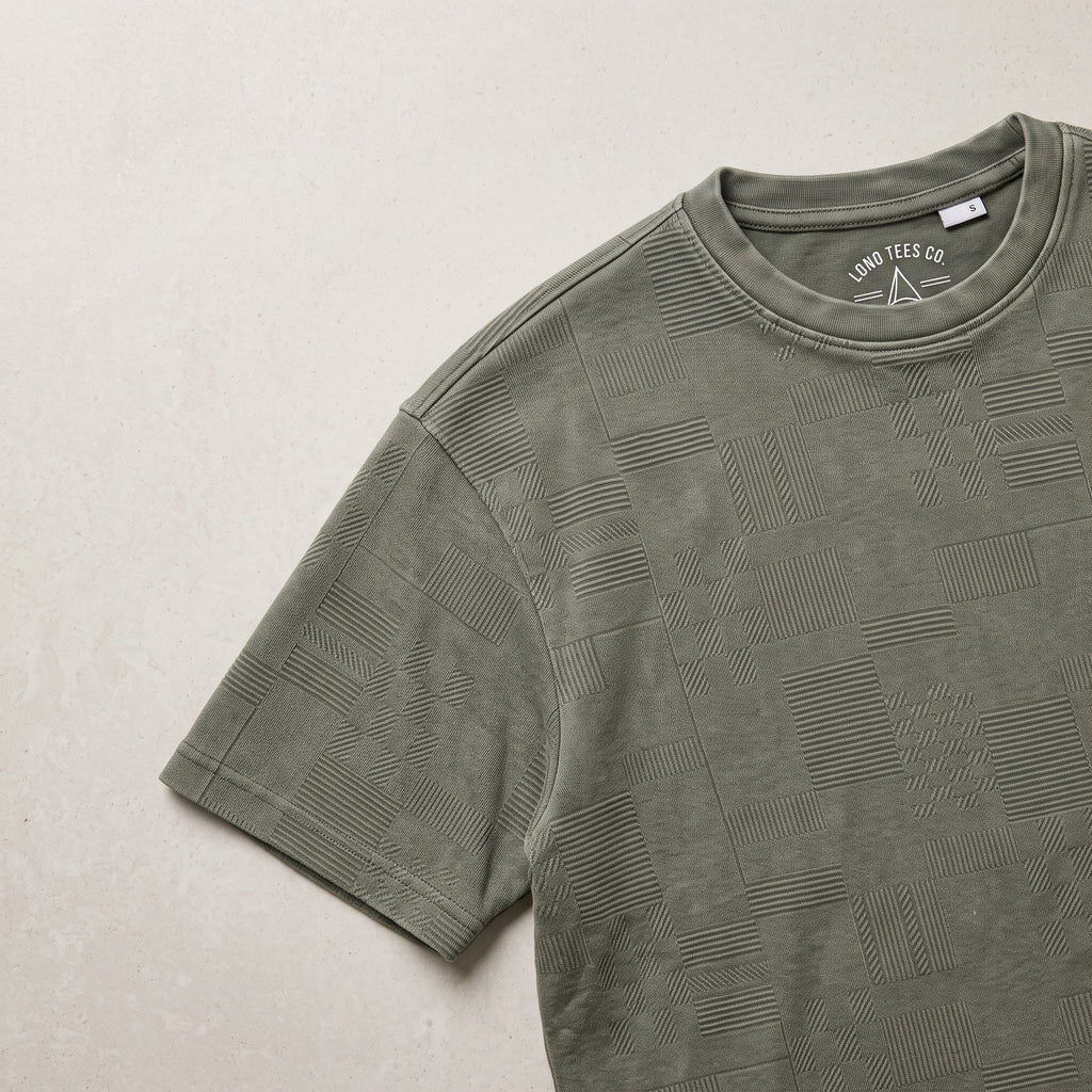 Textured Jacquard Tee (Sage)