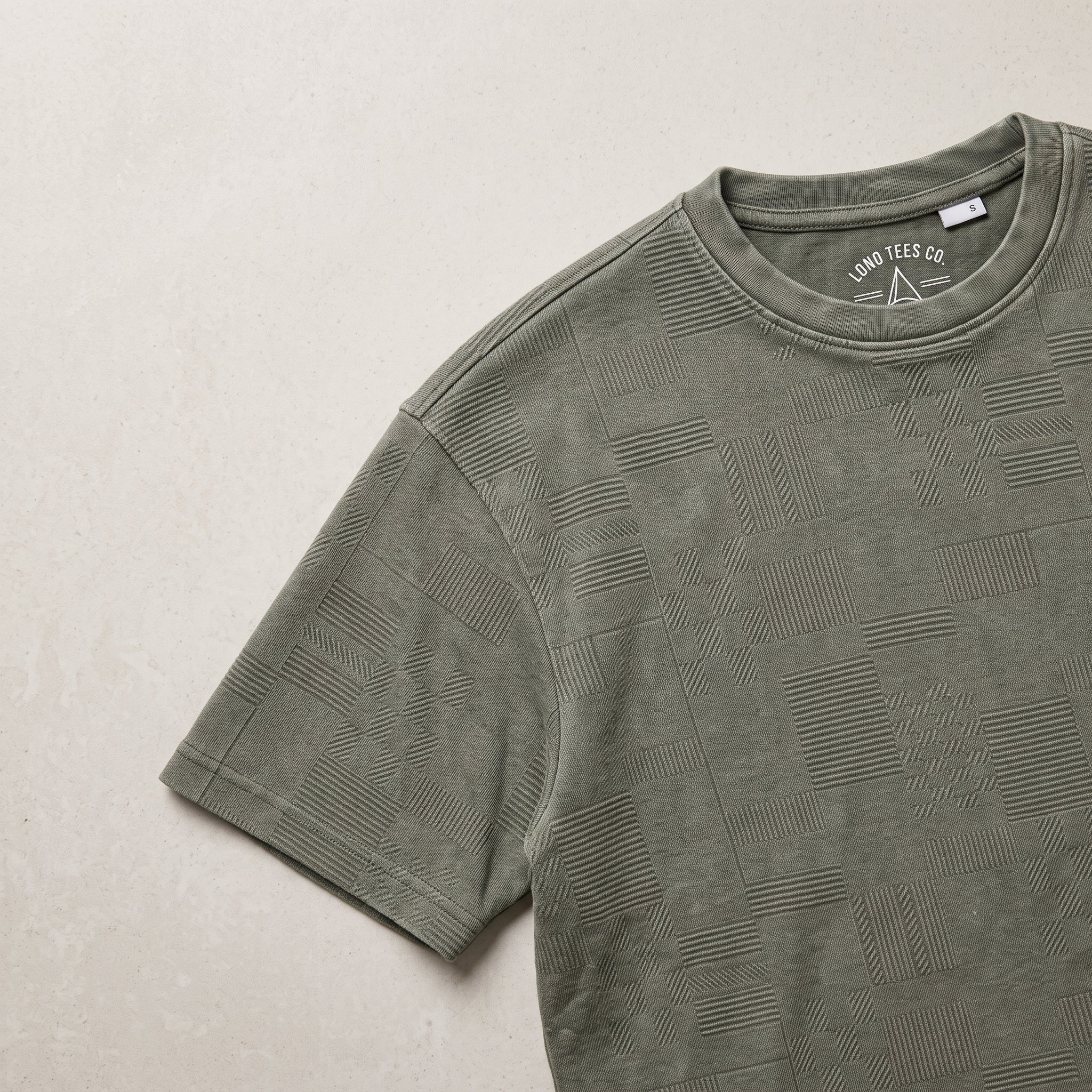 Textured Jacquard Tee (Sage)